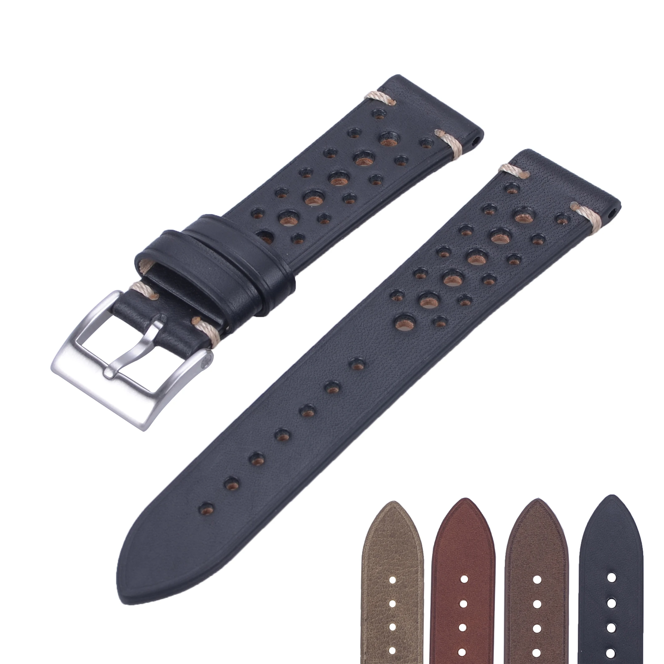 Ремешок из телячьей кожи для мужских и женских часов 20 мм 22 мм|Ремешки часов| |