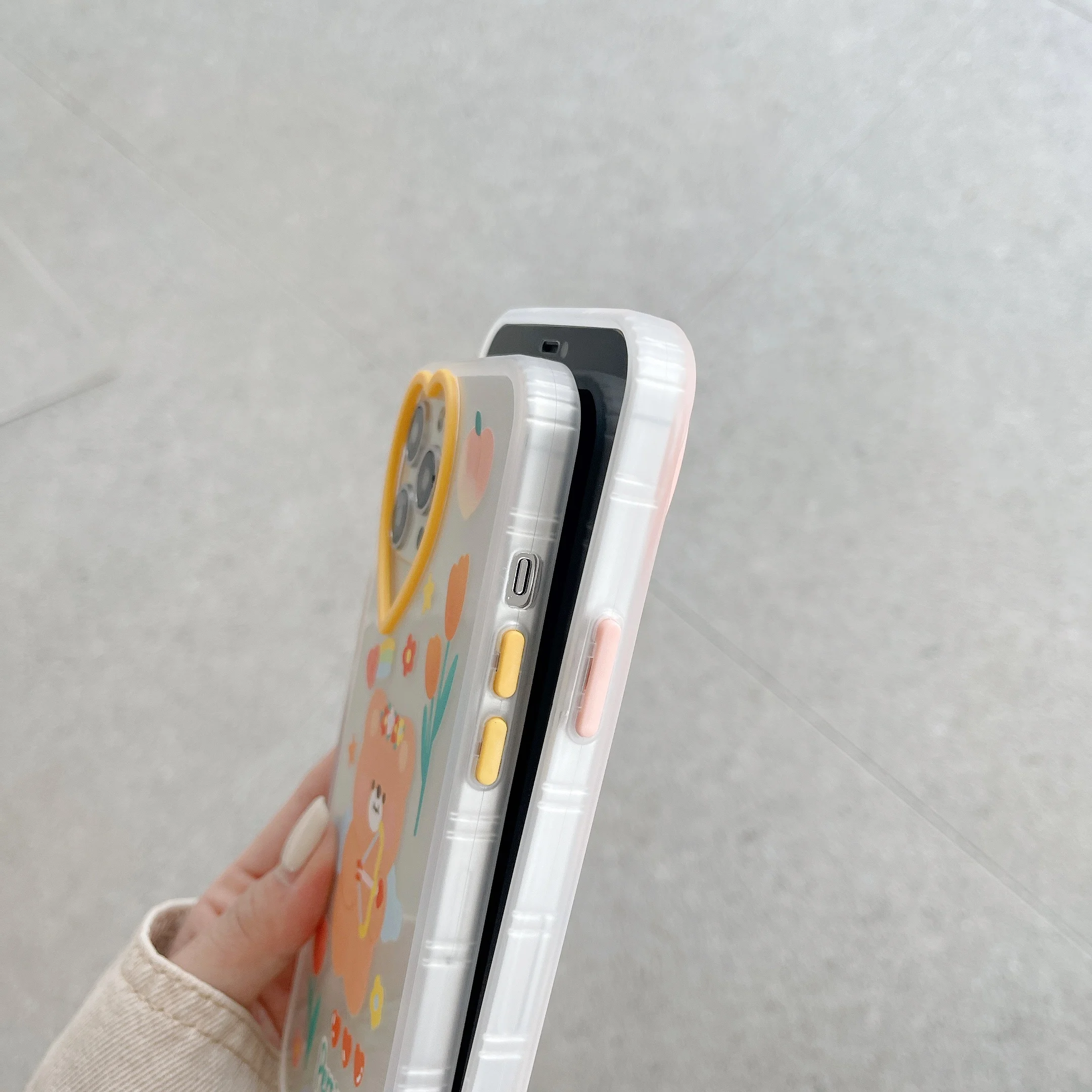 

Archery Bear & Flower Bunny Flower Phone Case, suitable for iPhone11 and iPhone12 series phone cases,