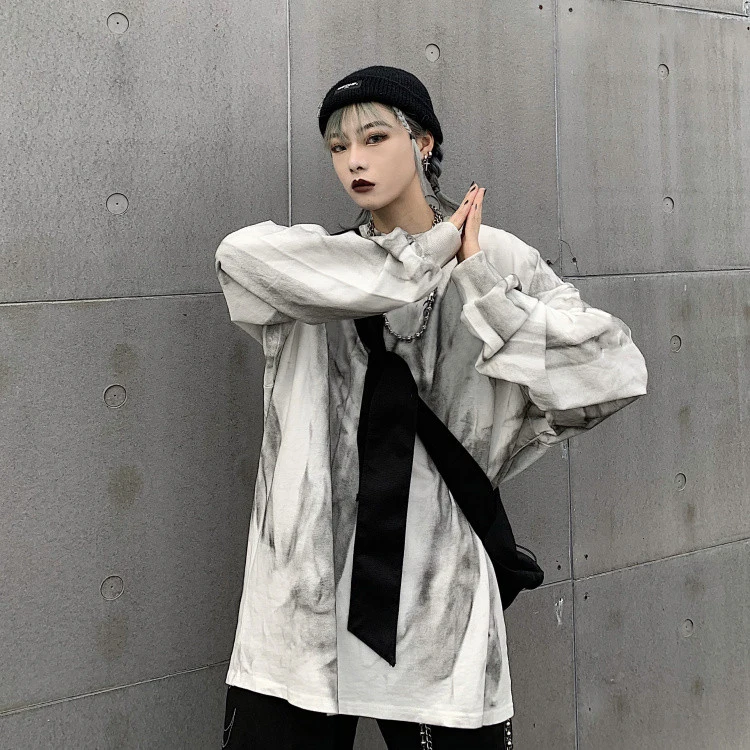 

Ins Korean Clothes Loose Bf Streetwear Pullovers Fashion Brand Sweatshirts Harajuku Style Spring Autumn Ulzzang Hoodies Women