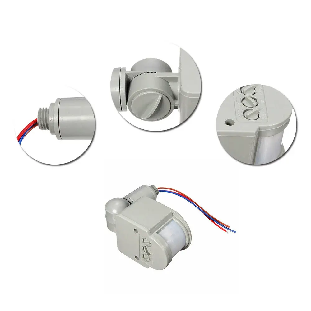 180 градусов светодиодный инфракрасный PIR датчик движения Детектор настенный