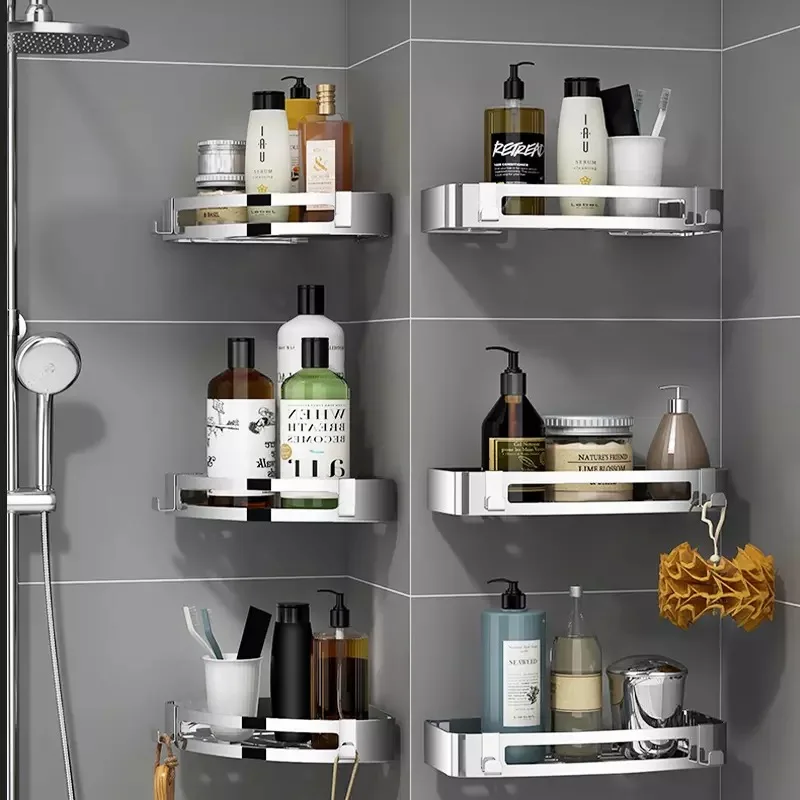 Стеллаж для хранения в ванной комнате из нержавеющей стали кухонный стеллаж