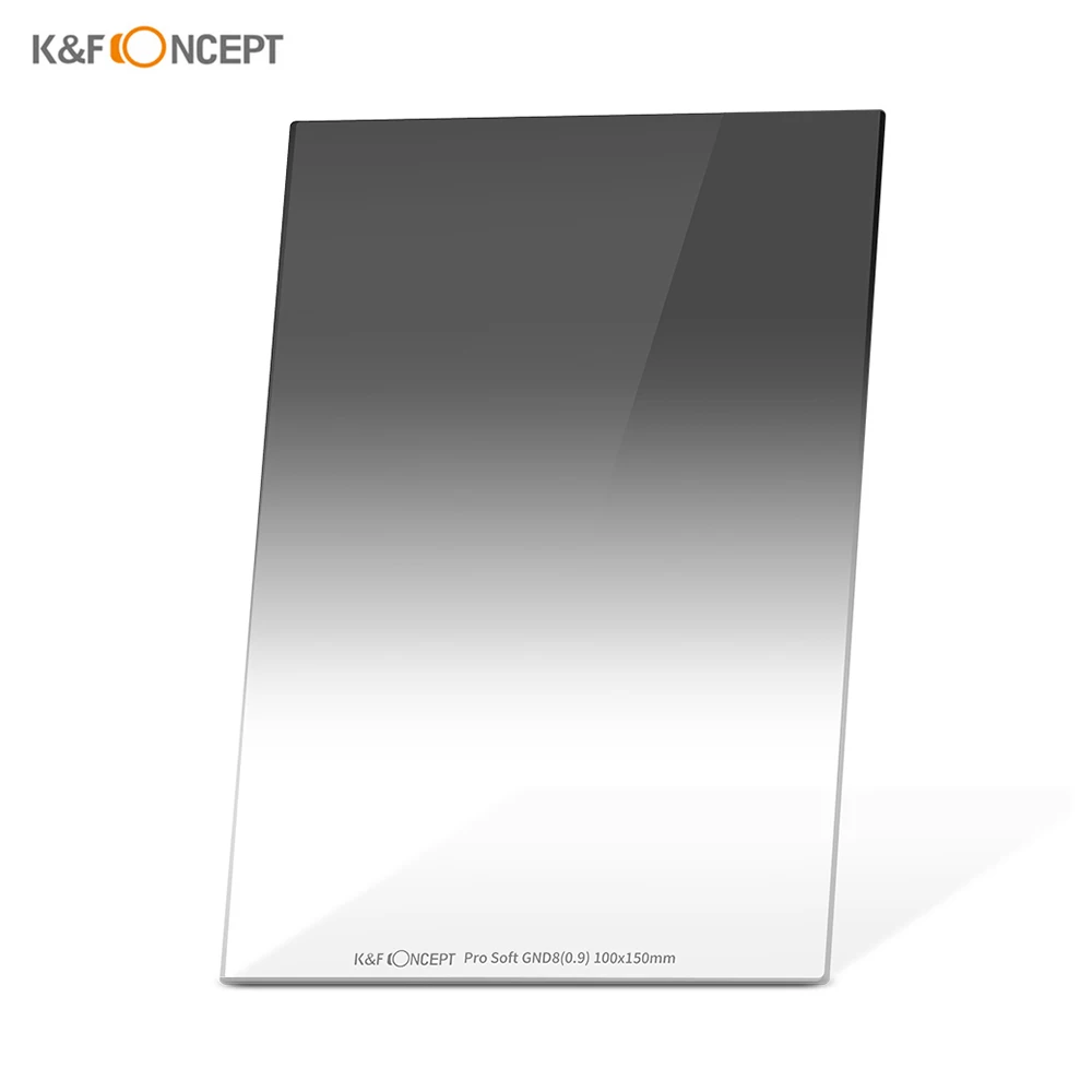K & F CONCEPT 100*150*2 0 мм Pro Мягкий Квадратный фильтр GND8 100 HD Оптическое стекло