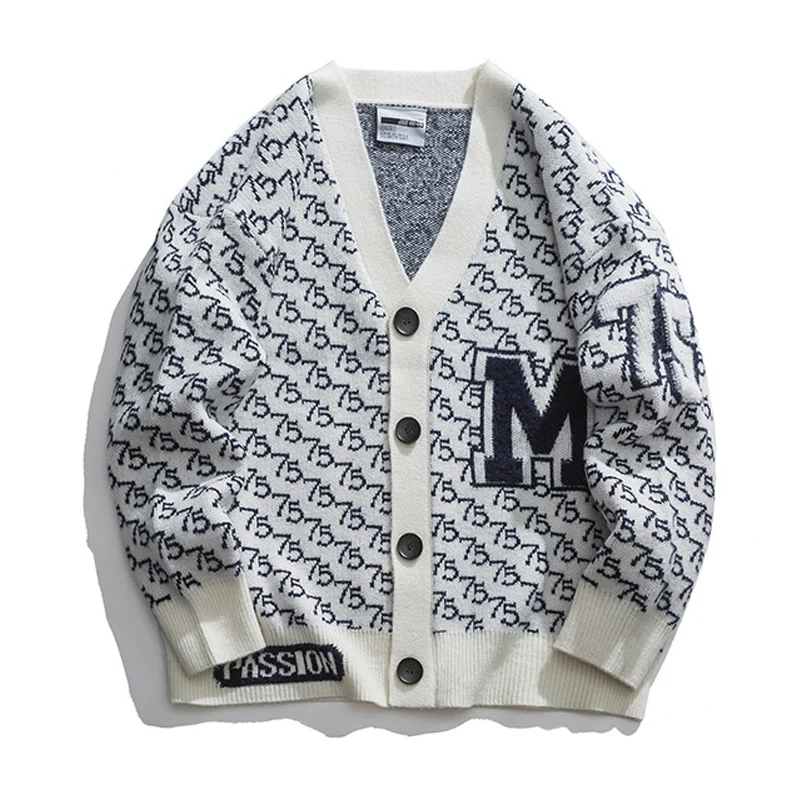 

Japanese Ethnic Fashion Cardigan 2021 Streetwear Harajuku Casual Sweater Men Clothing Winter Coat Retro Loose Couple Top Male