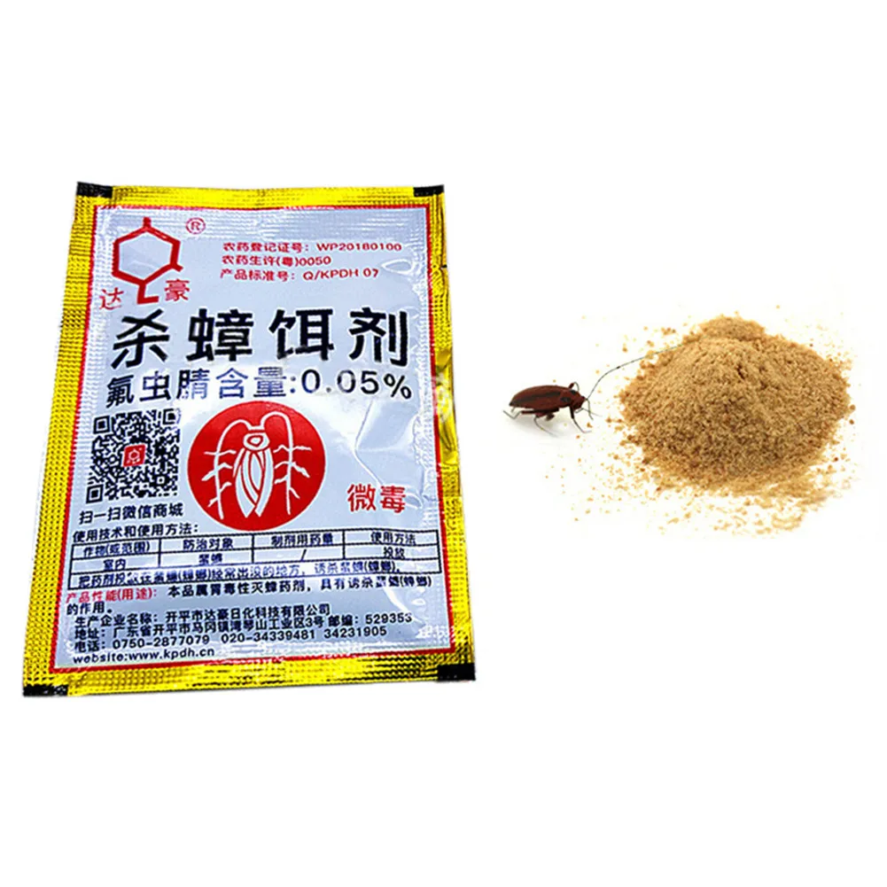 

50 Packs Effective Killing Cockroach Bait Powder Cockroach Repeller Insect Roach Killer Anti Pest Reject Trap Pest Control