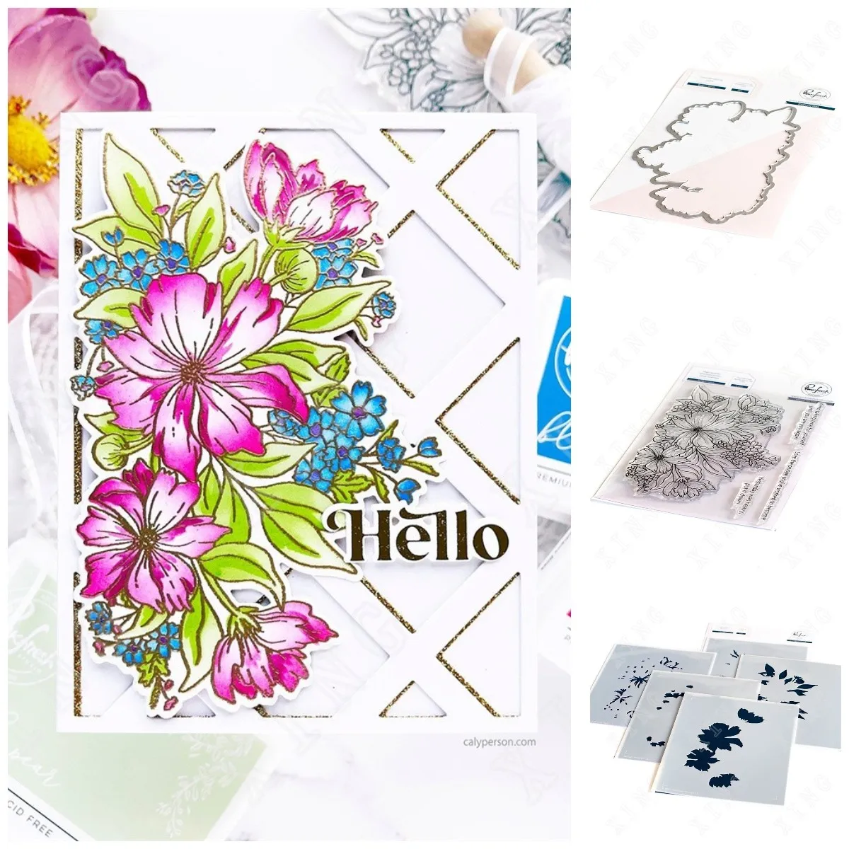 

Cosmos bunch Arrival Newest Metal Cutting Dies and Stamps Stencil Diy Scrapbook Album Decoration Hot Sale Set Embossing Template