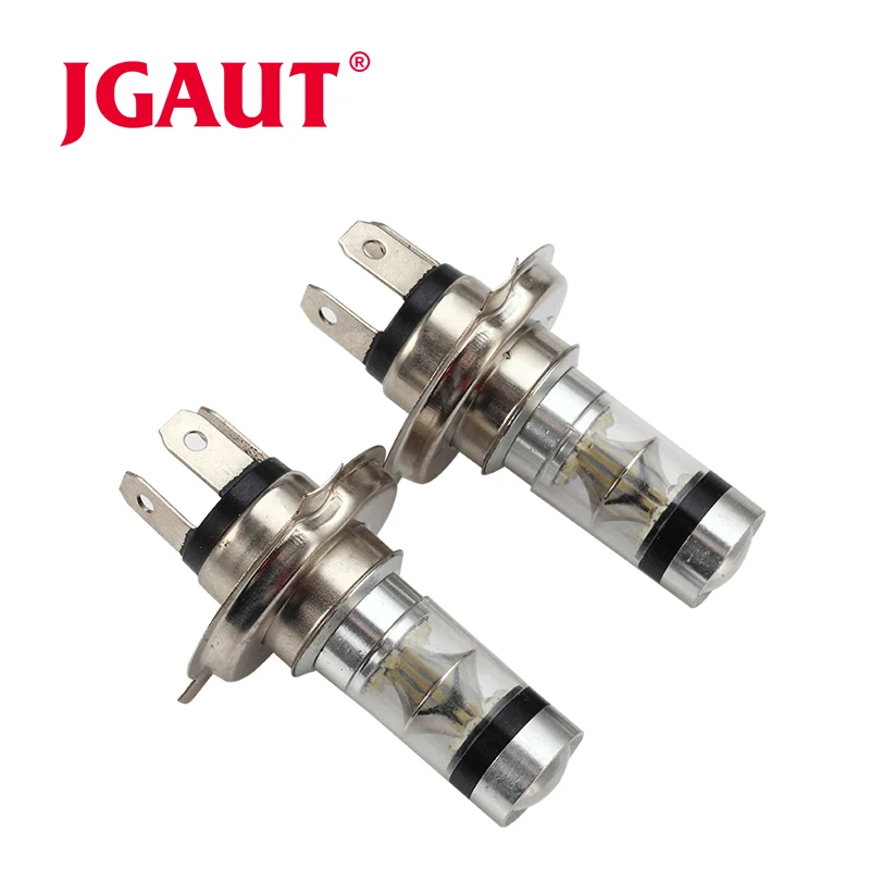 JGAUT H4 100 Вт светодиодный автомобильный противотуманный фонарь 20SMD 8000K высокой
