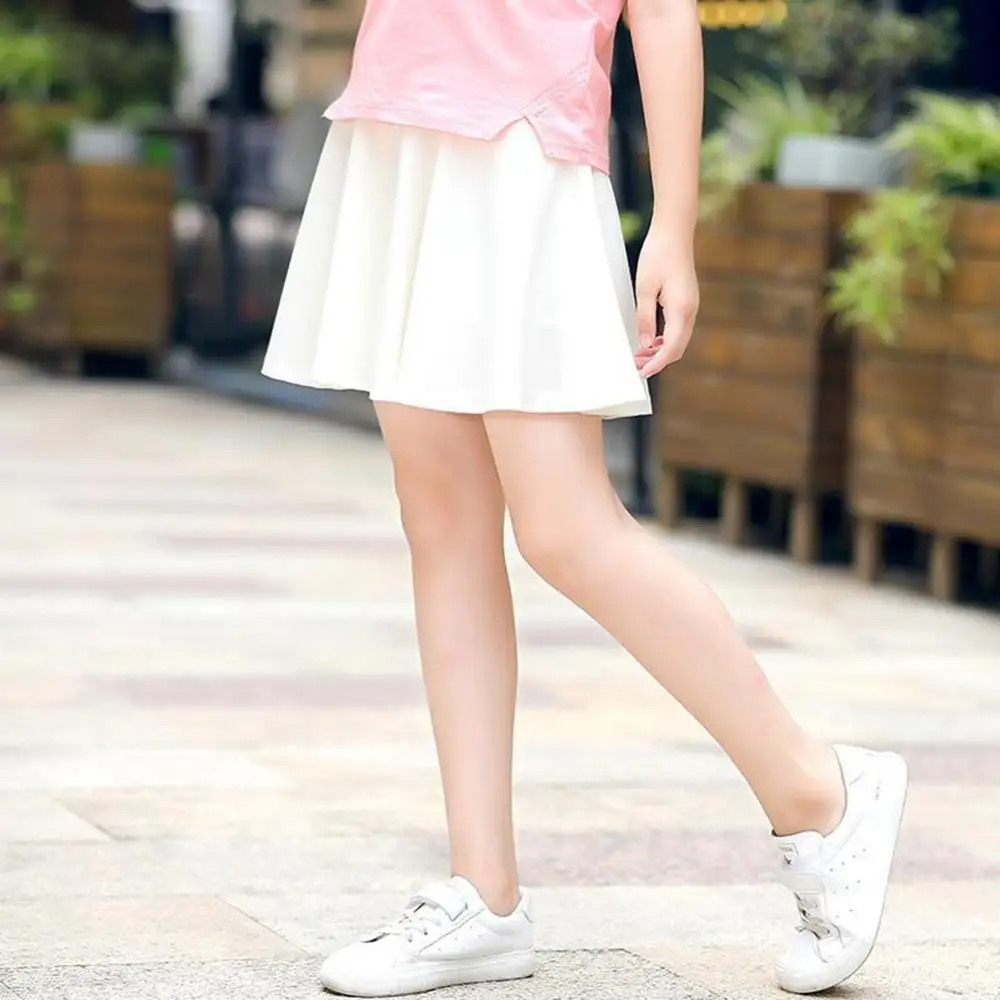 4 16Years в клеточку для девочек Юбки маленьких детский анти светильник студенческом