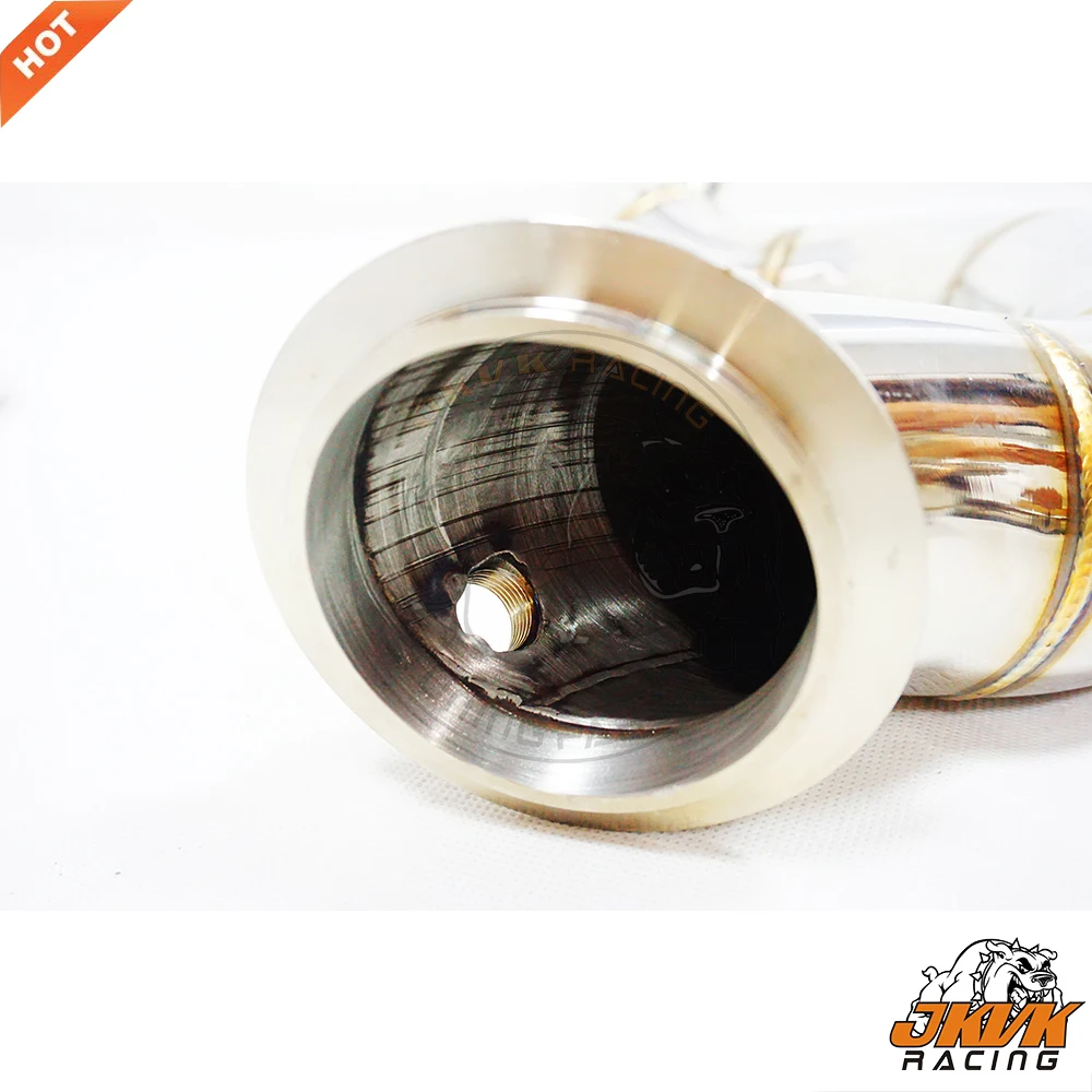 

JKVK RACING 3.0'' Exhaust Catless Turbo Downpipe For 135i 335i Z4 N54 E82 E87 E81 E90 E91 E92 Downpipe 2007-2012