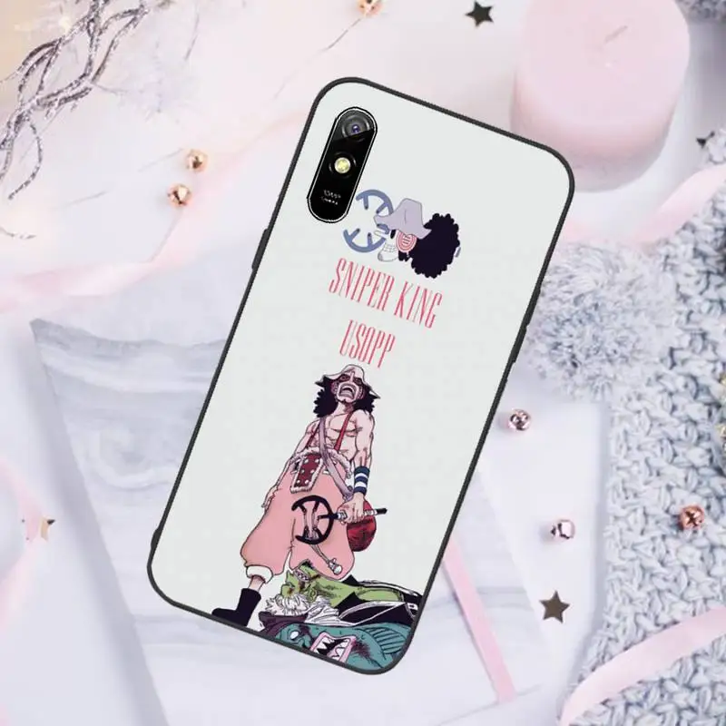 

Cartoon One Piece Luffy Phone Case For Xiaomi Redmi note 7 8 9 pro 8T 9A 9S Mi Note 10 Lite pro