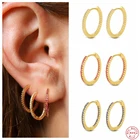 Женские серьги-гвоздики из серебра 925 пробы с фианитами