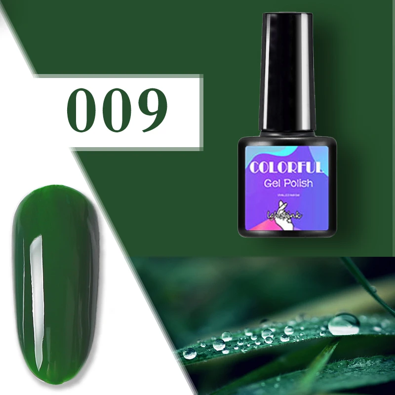 009 7,5 мл неоновый Гель-лак для ногтей Uv/Led Гель-лак праймер Gellak УФ-гель для ногтей основа и верхнее покрытие Полупостоянный УФ-лак - Цвет: 009