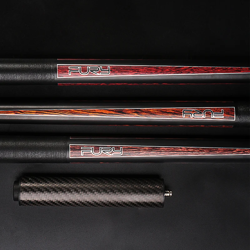 Fury Billiard Carbon Tecnologia набор кией для бассейна тайваньское оборудование с девятью