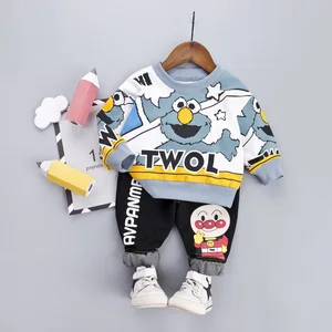 boys clothes fashion cartoon casual hot sale brand boys clothes kids boy clothing set t shitpants children free global shipping