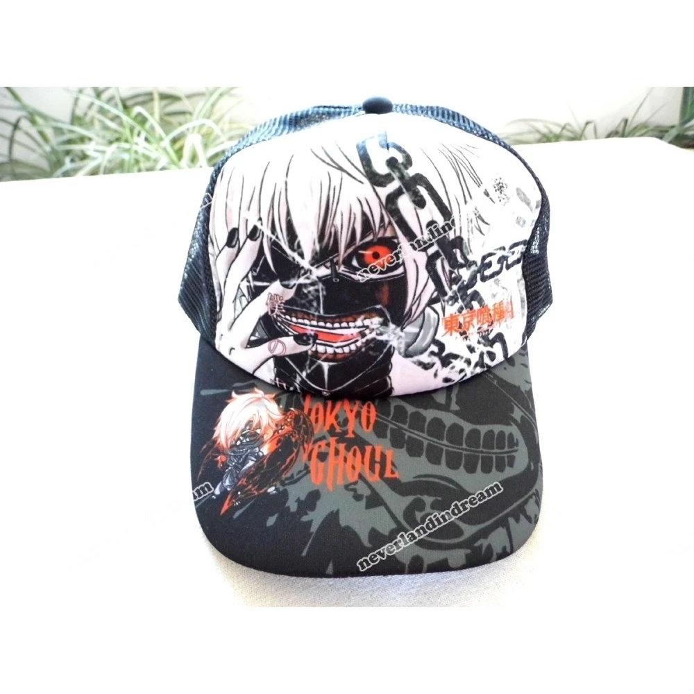 

Anime Kaneziki Sun Cap Casual Adjustable Tokyo Ghoul Summer Mesh Hat for Men Women