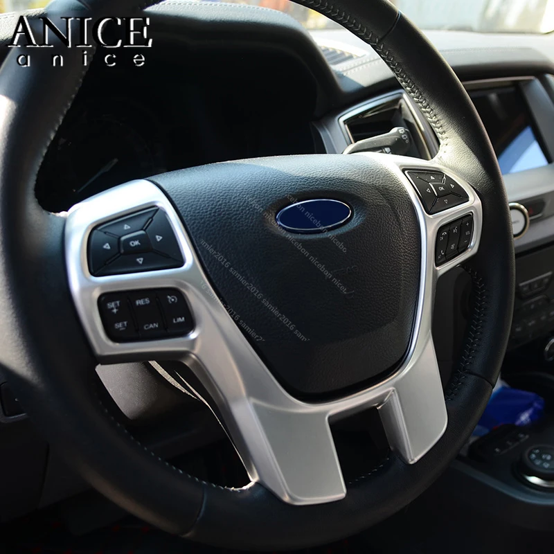 Декоративная накладка на рулевое колесо Накладка для Ford Ranger Everest ручной работы 2015