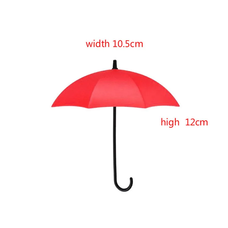 3 шт. Цветной Зонтик Моделирование настенные крючки держатель для ключей