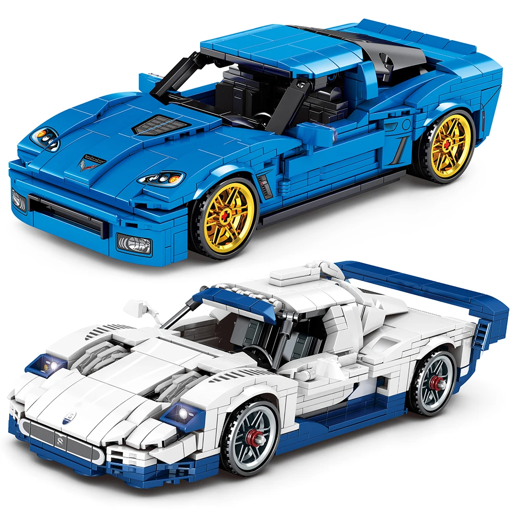 

Детские игрушки, серия "креативные идеи", городской скоростной гоночный конструктор, строительные блоки, суперкар, спортивный автомобиль, т...