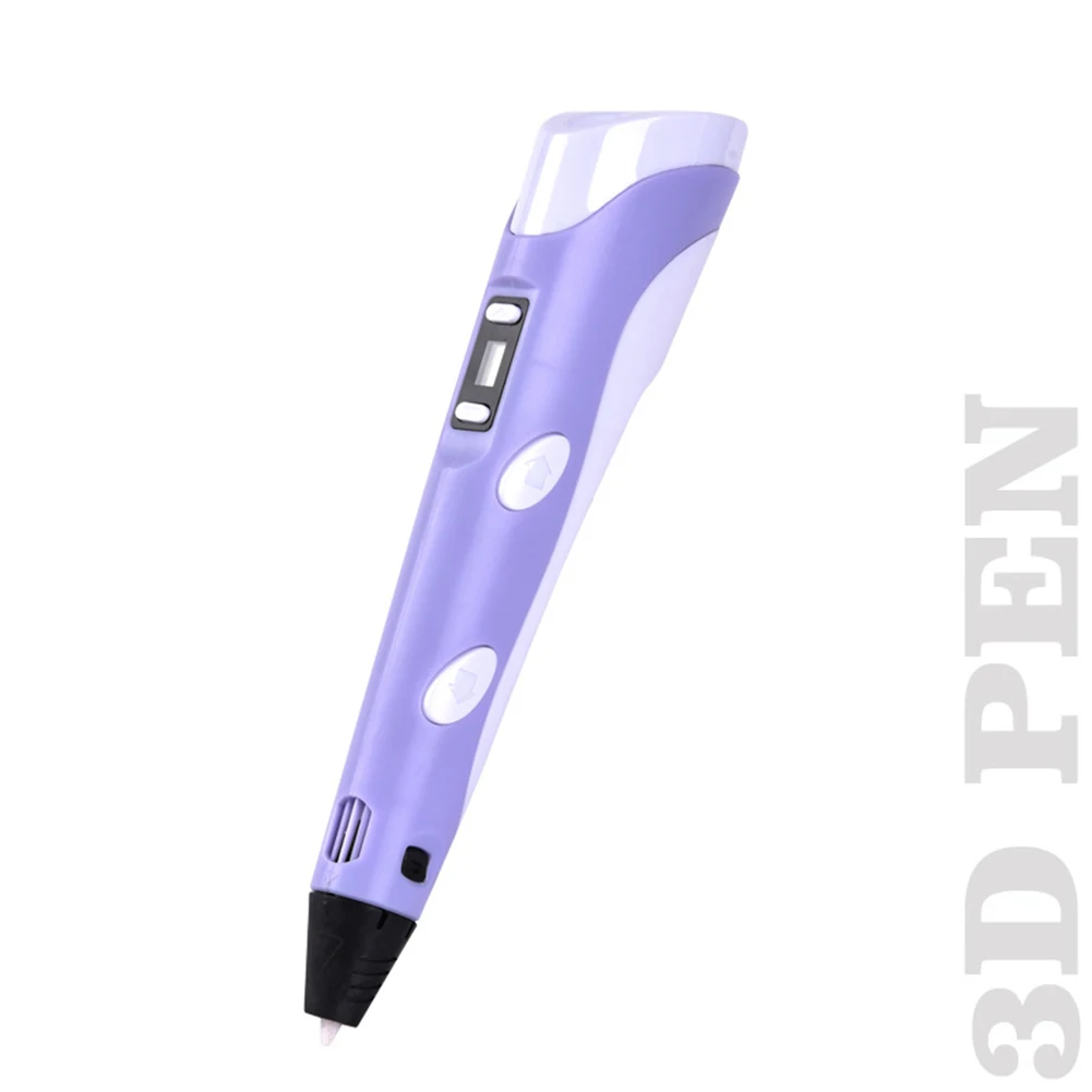 

3D Pen PLA Filament 3D Printing Pen DIY Pens Drawing Pencil with LED Screen Birthday Educational Gift for Kids