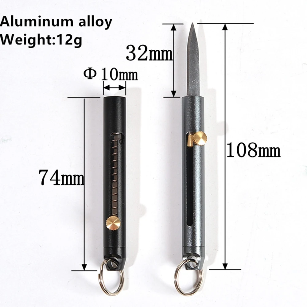 Многофункциональный мини нож для самообороны брелок изысканный портативный