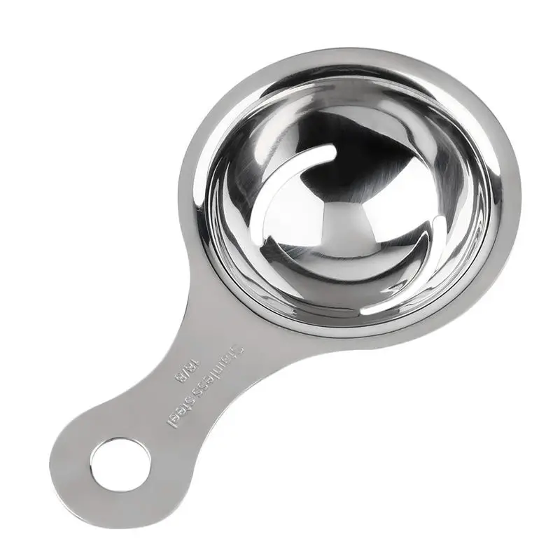 

Stainless Steel Egg White Separator Tools Eggs Yolk Filter Gadgets Kitchen Accessories Separating Funnel Spoon Egg Divider Tool
