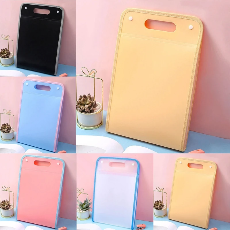 

A4 File Document Bag 13 Layers Large Capacity Bill Holder Students Test Paper Lecture Reports Classify Organizer Storage Folder
