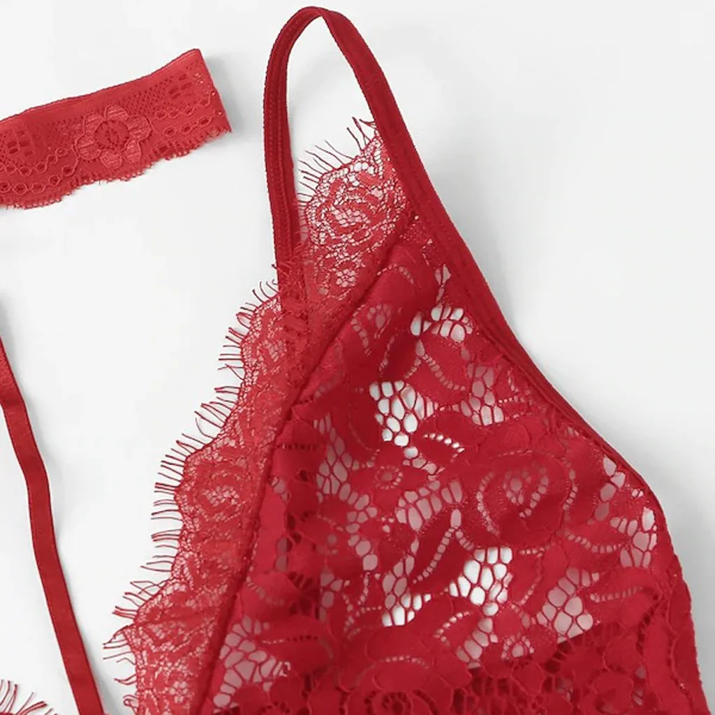 Новинка 2019 женские боди Кружевное с ресницами и цветочным кружевом комбинезон