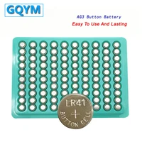 200pcslot button battery alkaline battery 1 55v g3 ag3 lr41 lr736 v3ga sr41 192 384 392 button ee6237