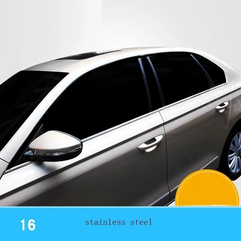 Модифицированная Автомобильная хромированная оконная задняя панель багажника