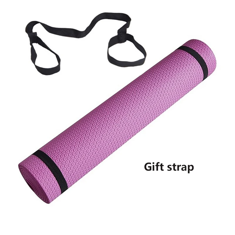 

Коврик для йоги, противоскользящий Спортивный Коврик для фитнеса толщиной 10 мм из ЭВА, удобный коврик для йоги из пены для упражнений, йоги и...