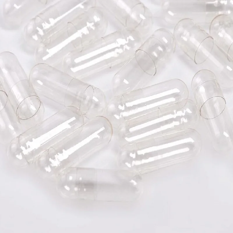 

0# 1,000pcs Clear transparent HPMC Vegetarian empty capsules!,(closed or seperated capsules available!)Tattoo accessories