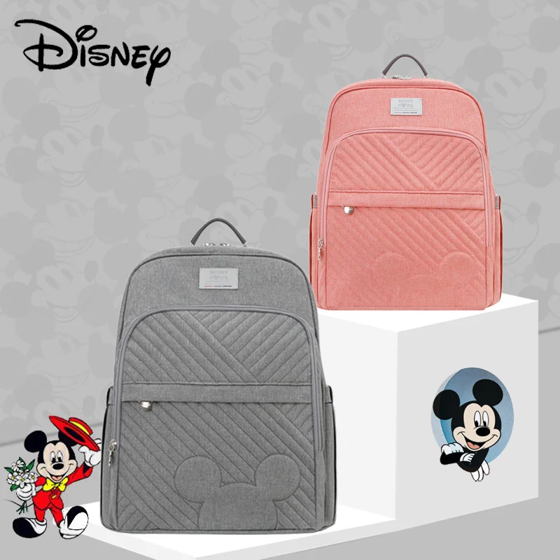 Goedkoop Disney 'S Nieuwe Luiertassen Mummy Bag Zwangere Vrouw Babyverzorging Luiertassen Mickey Minnie Grote Capaciteit Baby Organizer Handtas