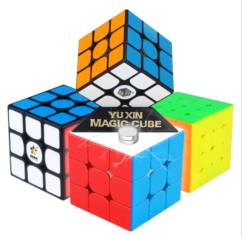 Магнитный магический куб yj yulong v2m 3x3x3 магнитные скоростные Кубики-головоломки