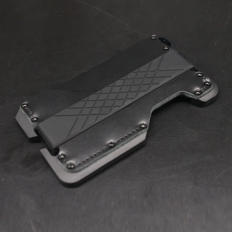 Кошелек EDC с металлическим зажимом алюминиевый металлический RFID держатель для