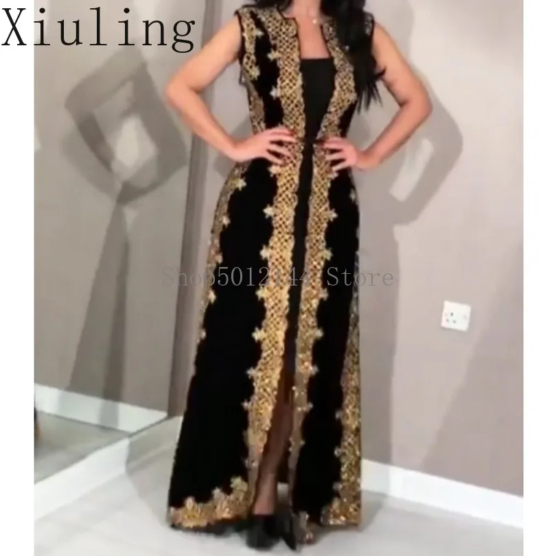 Индийская одежда винтажное сексуальное платье без рукавов с вышивкой кардиган