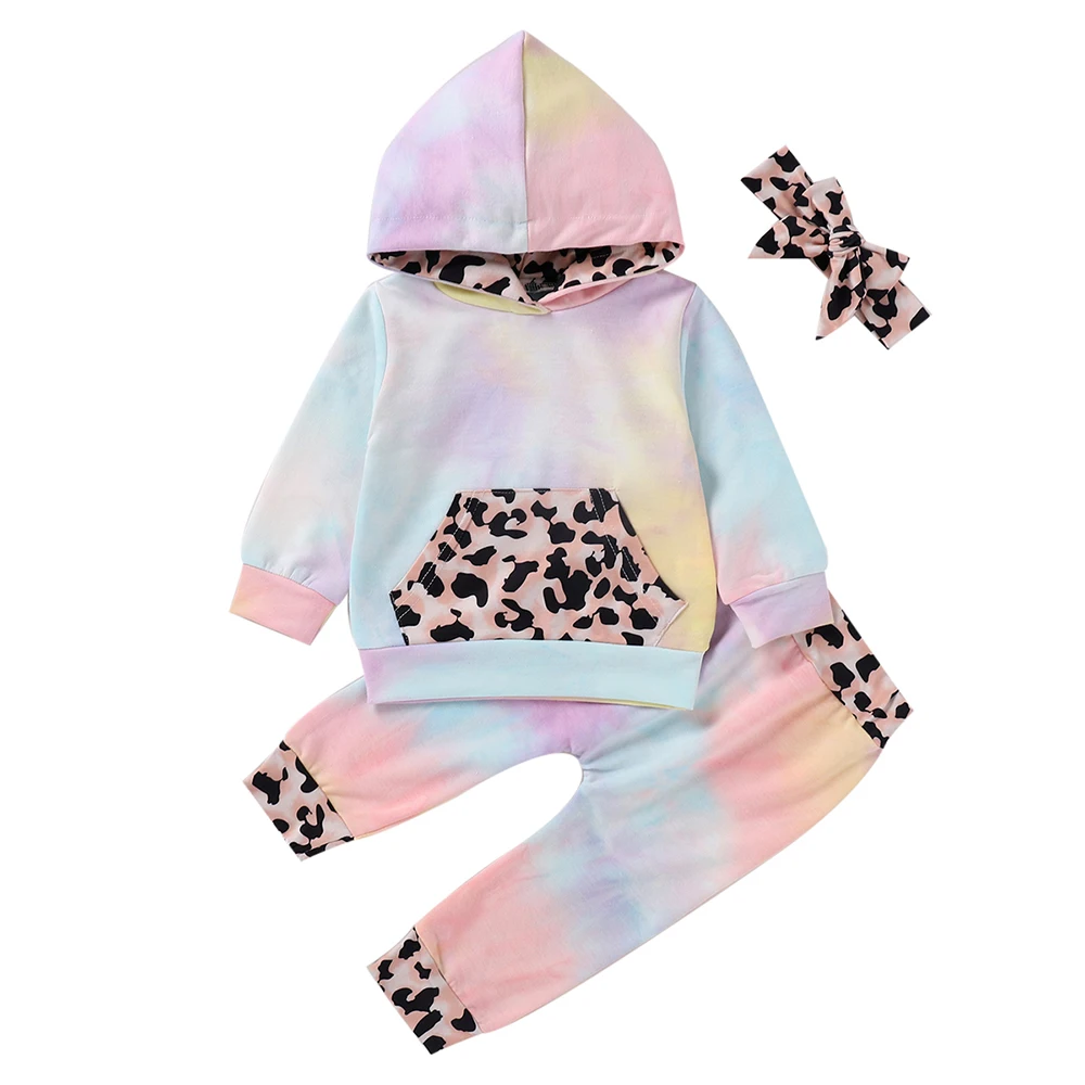 

Комплект одежды для маленьких мальчиков и девочек с леопардовым принтом; Детский пуловер; Брюки; Детская повседневная одежда; Толстовки с д...