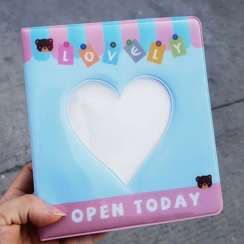 

4/6 inch Cute Hollow Love Good-looking Photo Album 50 100 Photos Business Card Bag Card Holder Photo Holder Movie Ticket Storage