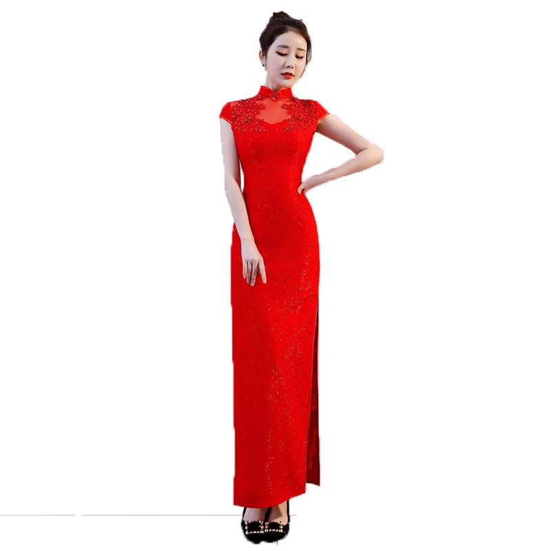 

2021 LSDJ 1-7 cheongsam top modern cheongsam cheongsam qipao green qipao