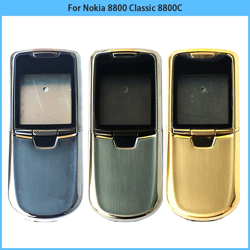 Новинка 8800C полный корпус для Nokia 8800 Классическая задняя крышка батарейного