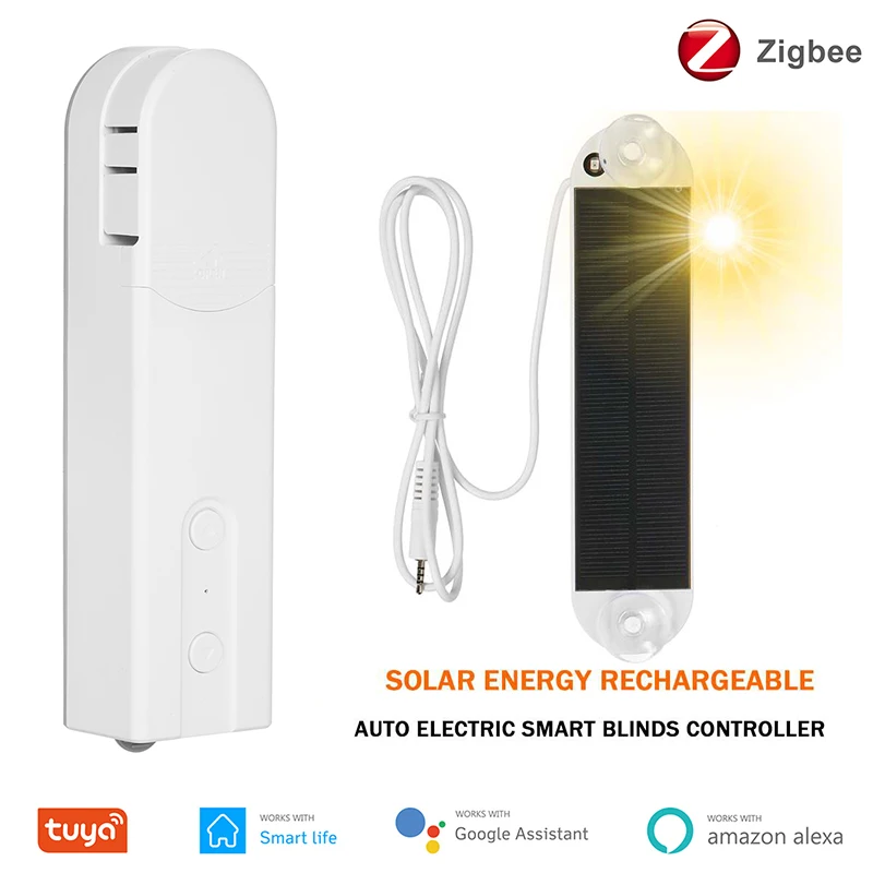 Tuya Zigbee умный моторизованный цепные роликовые шторы оттенки двигателя литиевая