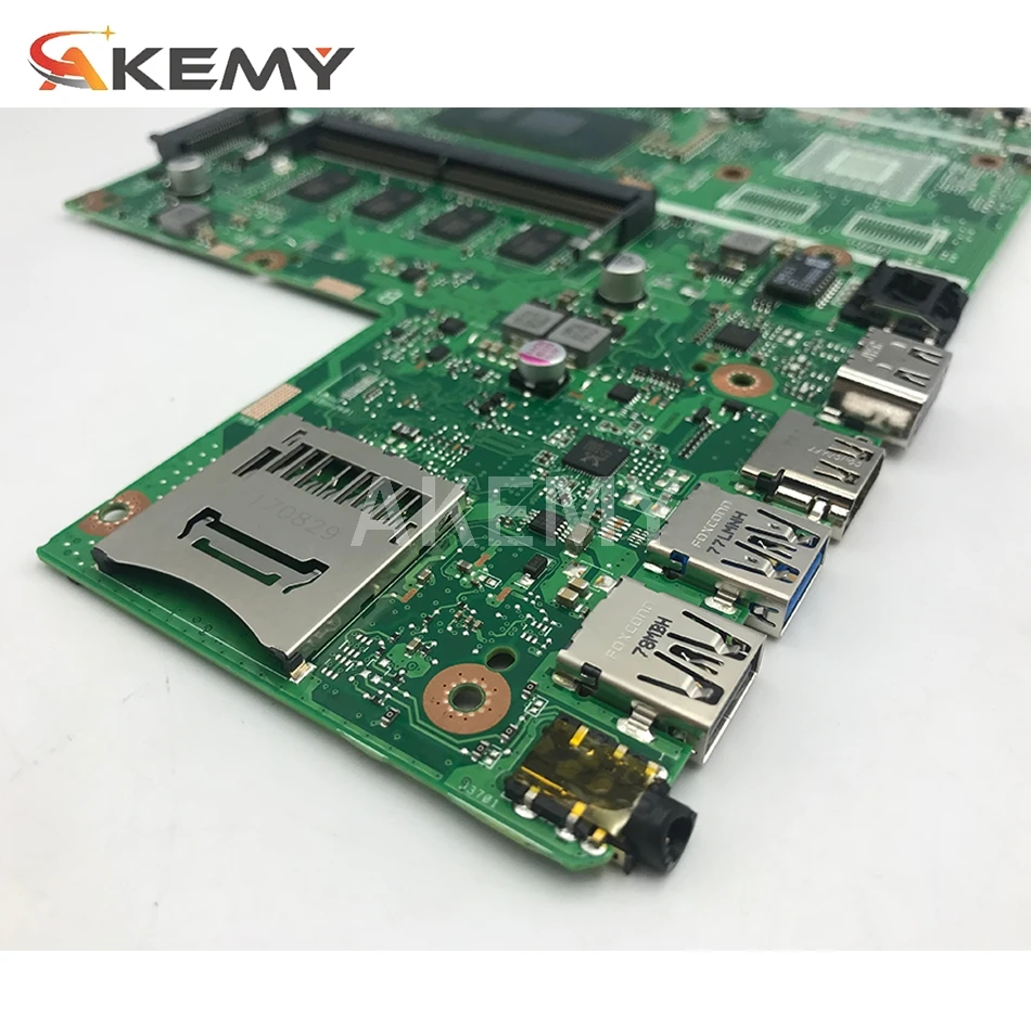 Verkauf Akemy Für Asus X541UA X541UAK X541UVK X541UJ X541UV X541U F541U R541U Motherboard Laptop Motherboard Mit 8 GB RAM SR2ZV I7-7500U