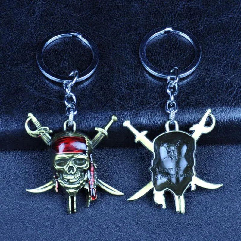 10 шт./партия брелок для ключей с изображением пиратов из Карибского Джека