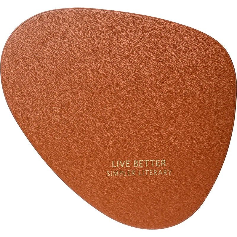 Из искусственной кожи Коврик для обеденного стола коврик с позолоченными