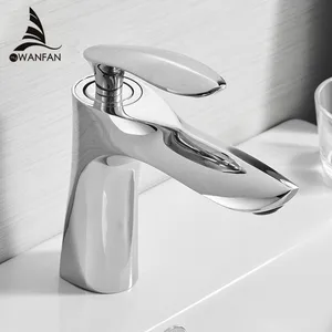 Смеситель для раковины, Элегантный смеситель для ванной комнаты, для горячей и холодной воды, белый латунный кран для унитаза, золотой 220R