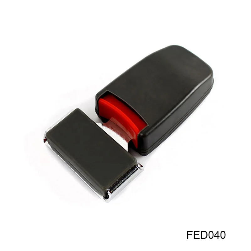 

Top Quality Black Released Press Button Tongue 34.5mm Seatbelt Seat Belt Buckle (FED040)