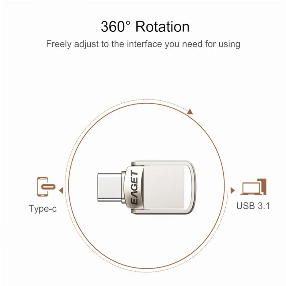 Металл type-c OTG USB 3 0 U диск Флешка флеш-накопитель для Xiaomi Мобильный телефон