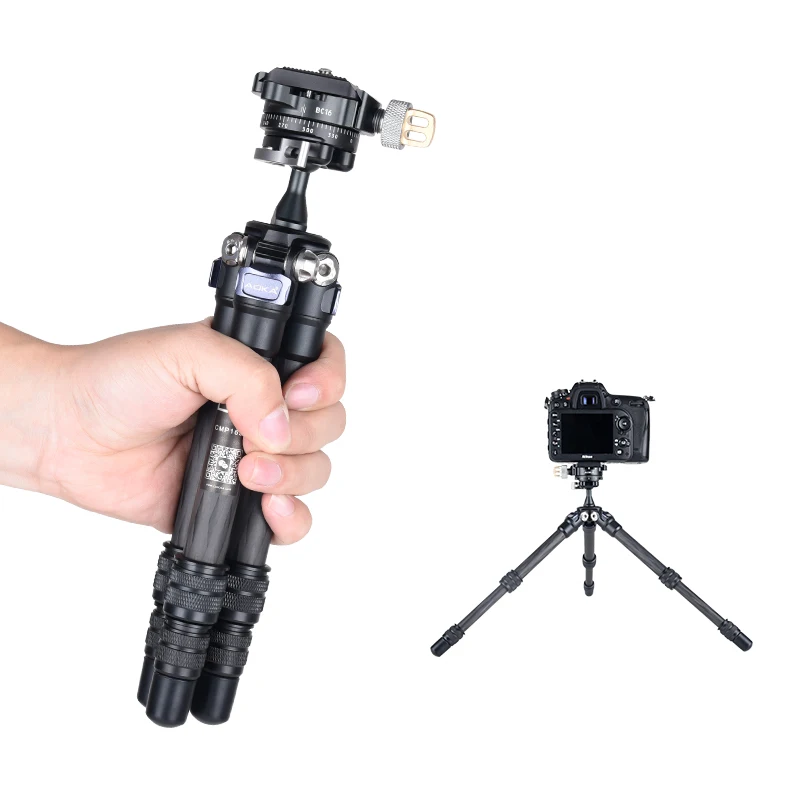 AOKA CMP163C+BC16 Tabletop Mini Carbon Fiber Compact Small Lightweight Tripod | Электроника