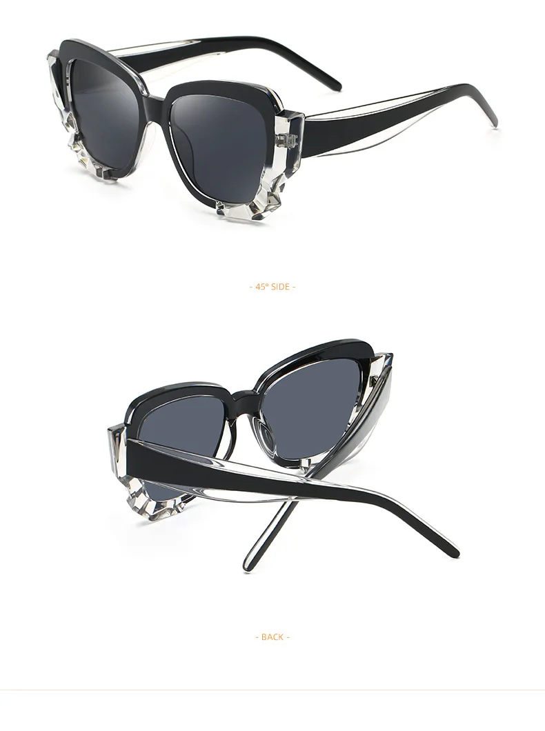 

2021 New Trend Sunglasses Irregular Frame Sunglasses Go with Sunglasses Shades