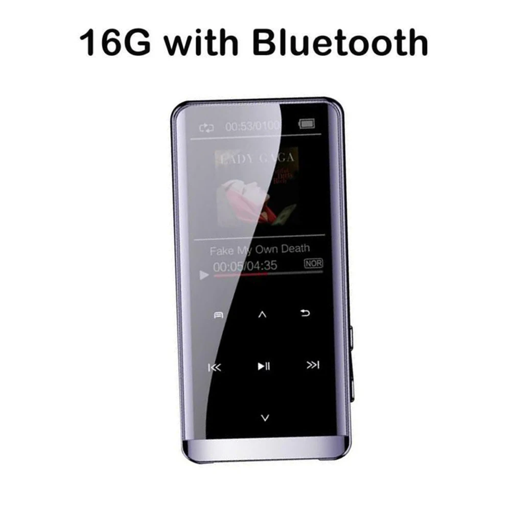 OLED дисплей MP3 плеер без потерь HIFI MP4 Bluetooth музыка запись голоса 800 мАч