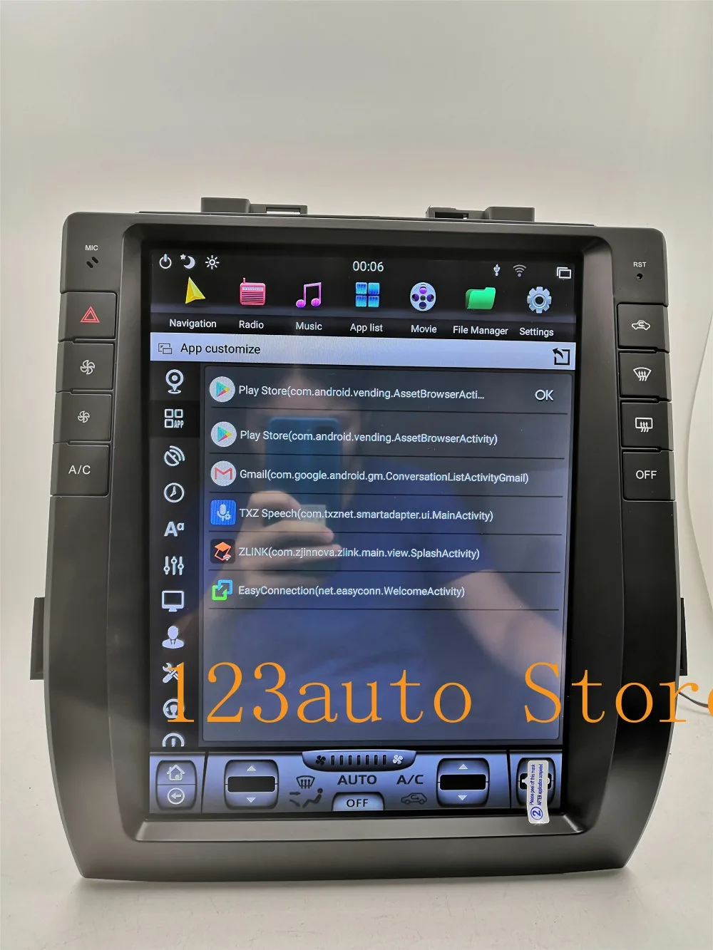 13 дюймов вертикальный экран Tesla стиль Android 8,1 Авто DVD gps навигатор плеер для TOYOTA Alphard ips PX6