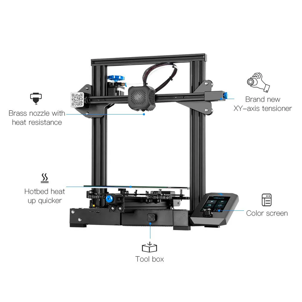 3D принтер Ender 3 V2 Slilent материнская плата TMC2208Stepper Drivers новый пользовательский